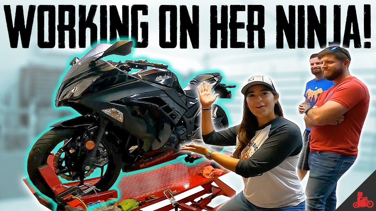 Kawasaki Ninja 300 Maintenance! (Chain / Oil / Coolant)