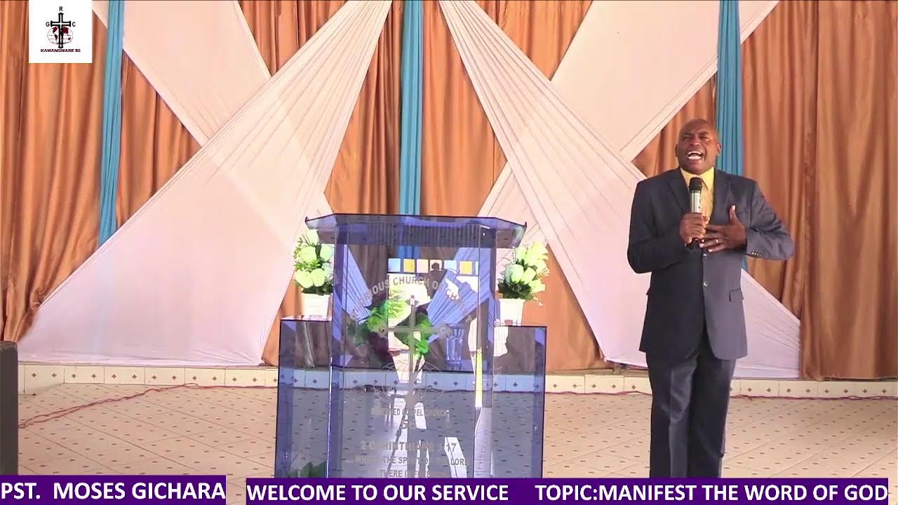 PST MOSES || RGC 56       TOPIC:MANIFEST THE WORD OF GOD