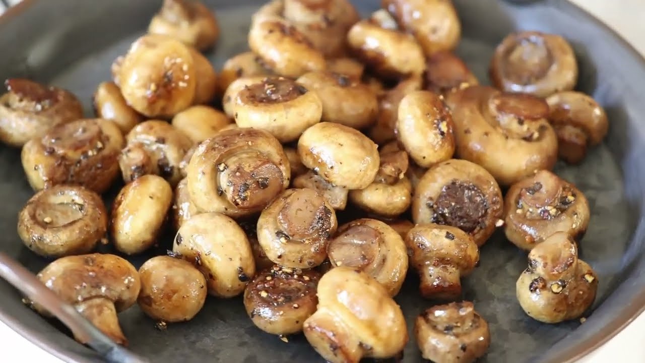 Výtečné a jednoduché restované žampiony