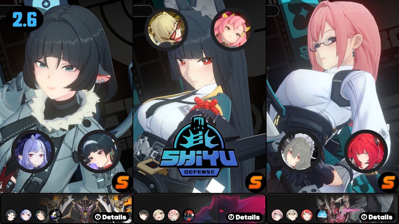 Shiyu Defense 5 | Jane x Vivian & Miyabi x Burnice & Yanagi x Rina | Zenless Zone Zero 2.6