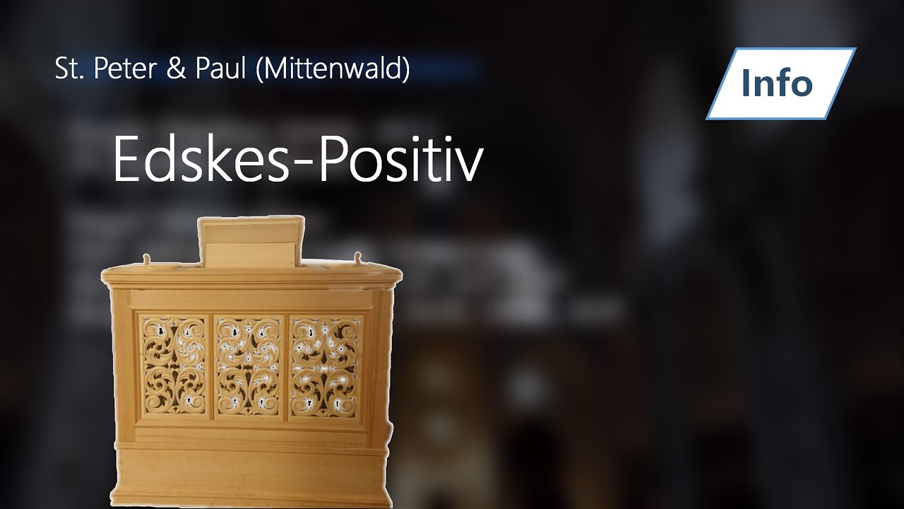 Edskes-Positiv in St. Peter & Paul (Mittenwald) #shorts