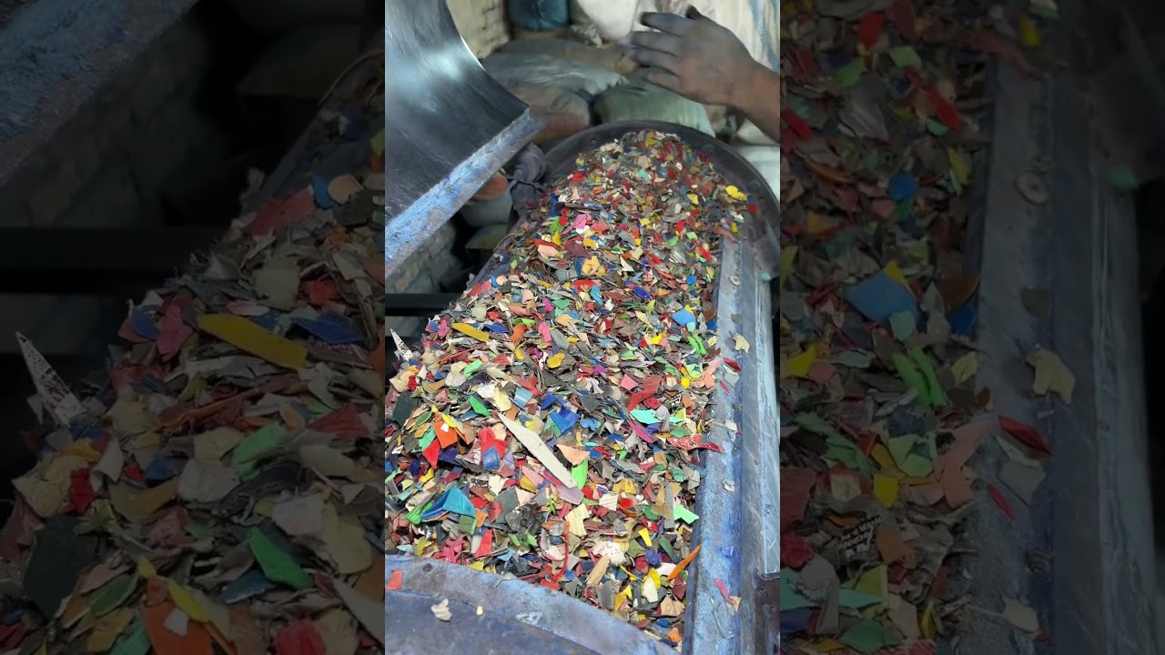 amazing process Plastic Drums Are Recycled Into Plastic Pellets #youtubeshorts #reels #recycling