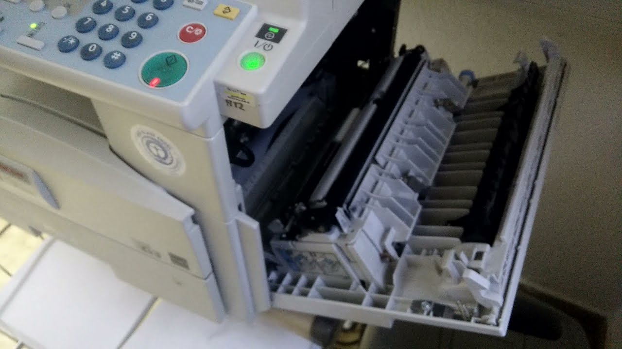 Ricoh Aficio MP161 - Paper jam/feed issue