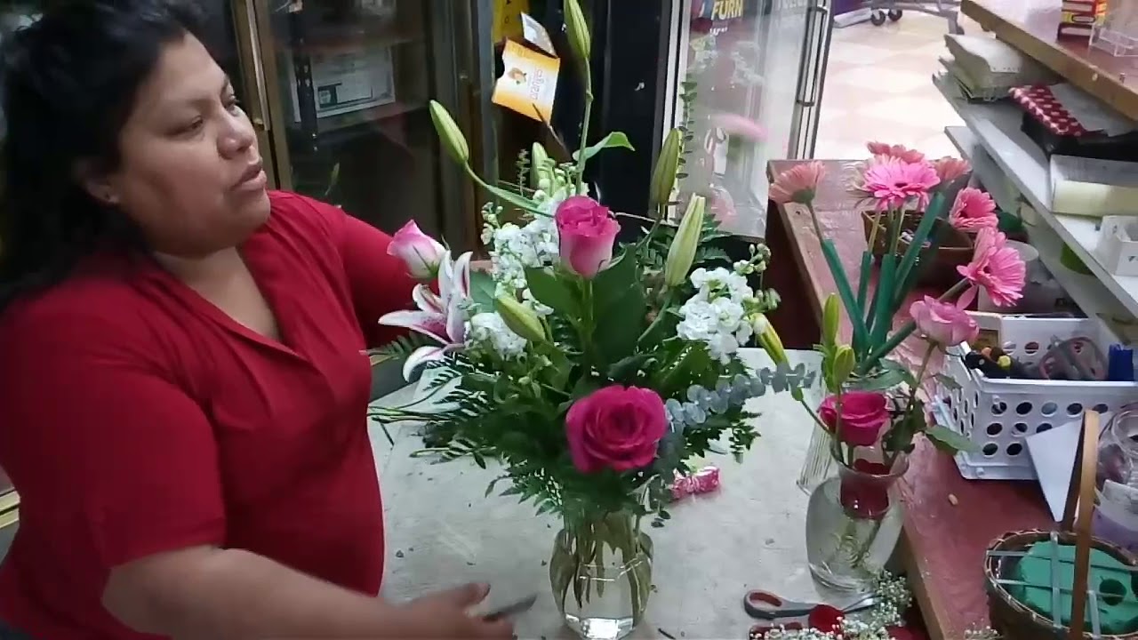Como hacer arreglo floral clasico facil y profesionalmente, te encantara. | Facil y elegante.