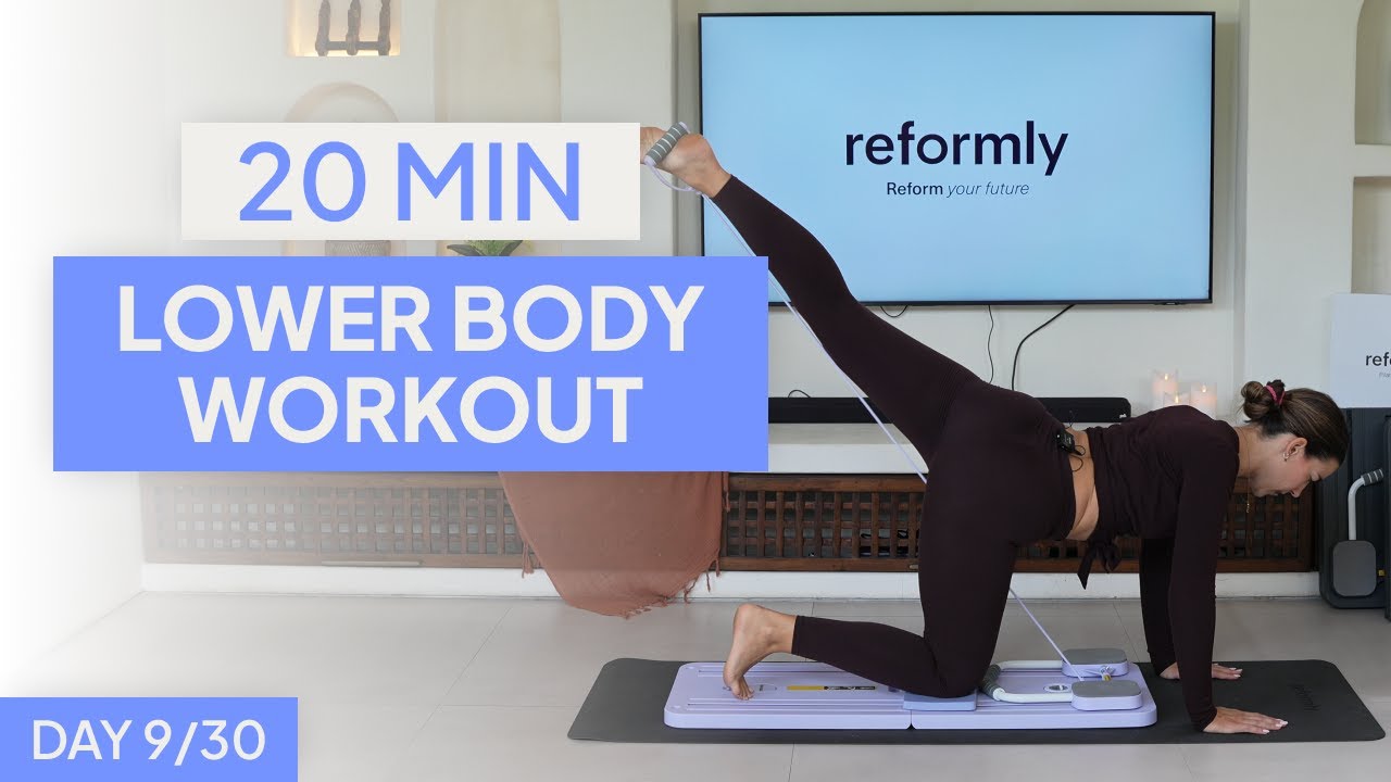 20-Minute Lower Body Legs Pilates Board Workout | Reformly Challenge | DAY 9