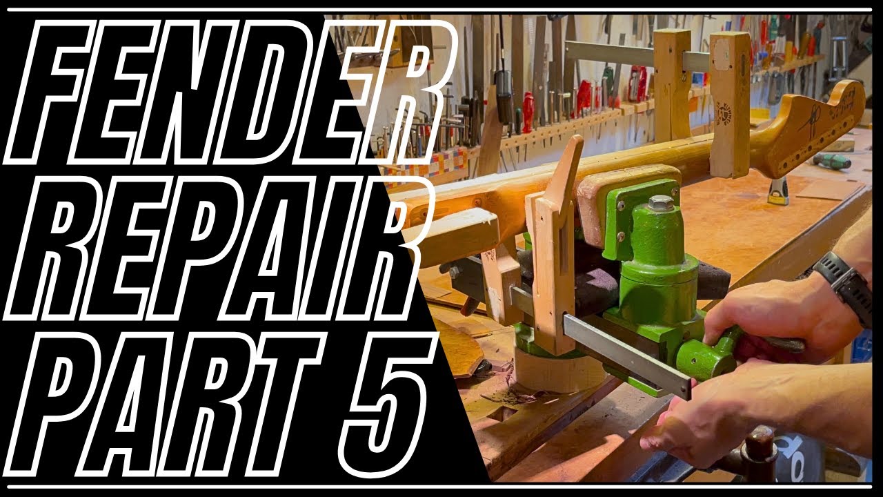 Fender Jaguar Vintage Guitar Repair Restoration Part 5
