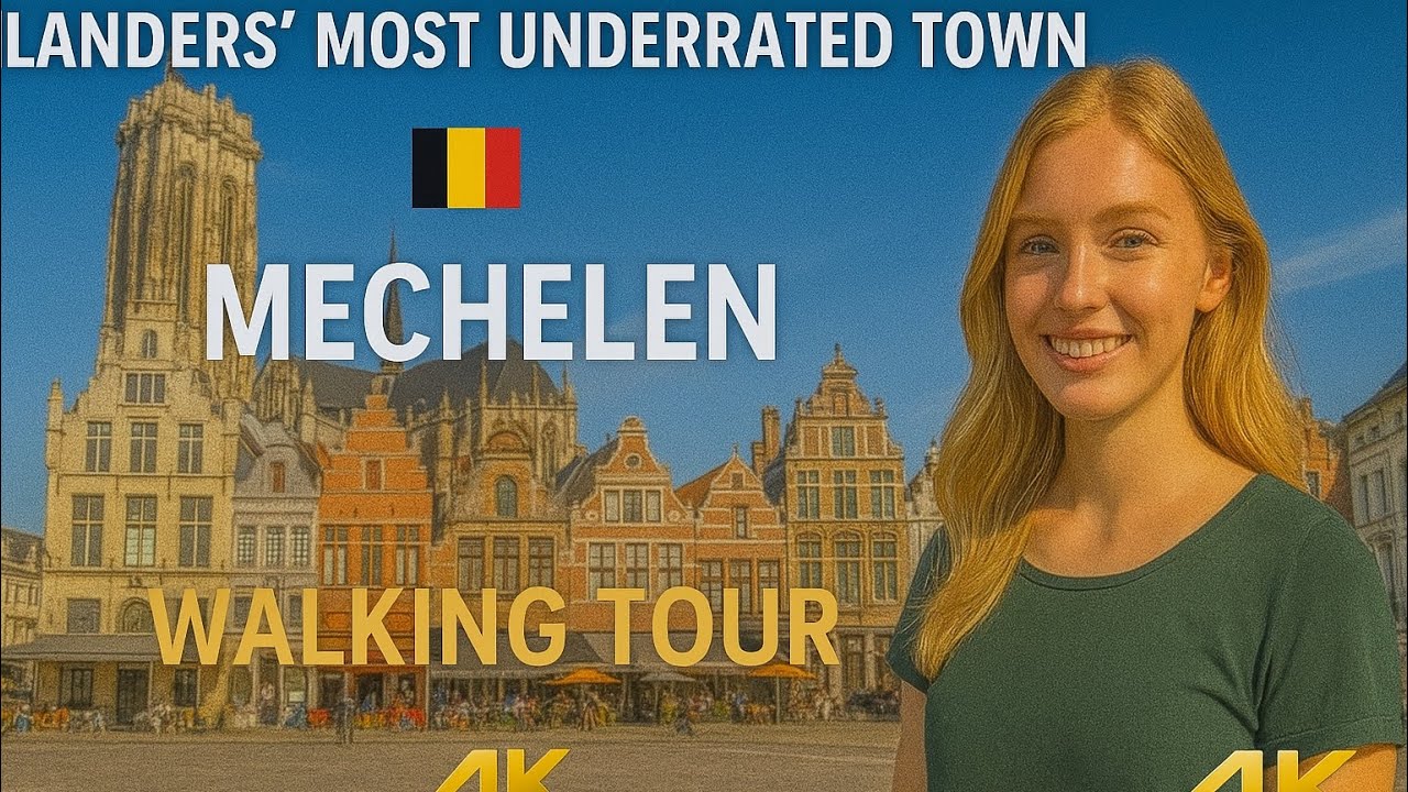 Mechelen Belgium Walking Tour 4K 🇧🇪 Flaunder’s Most Underrated Town #marveler