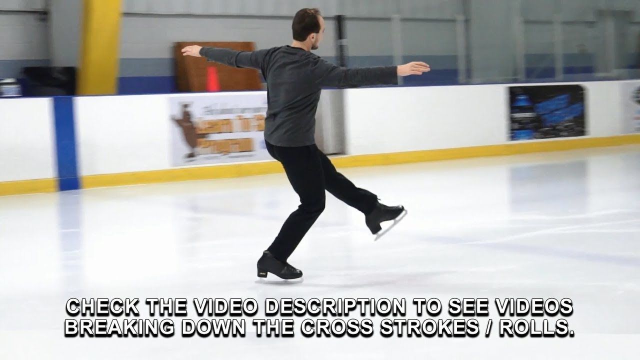 38. Juvenile 4 / Adult Silver 2 (Forward and Backward Free Skate Cross Strokes)