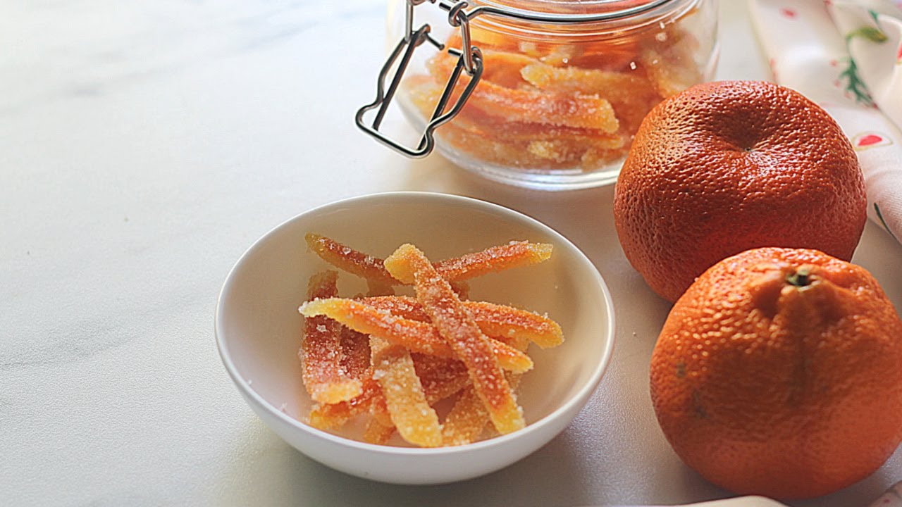 How to Make Candied Orange Peel | Candied Citrus Peel