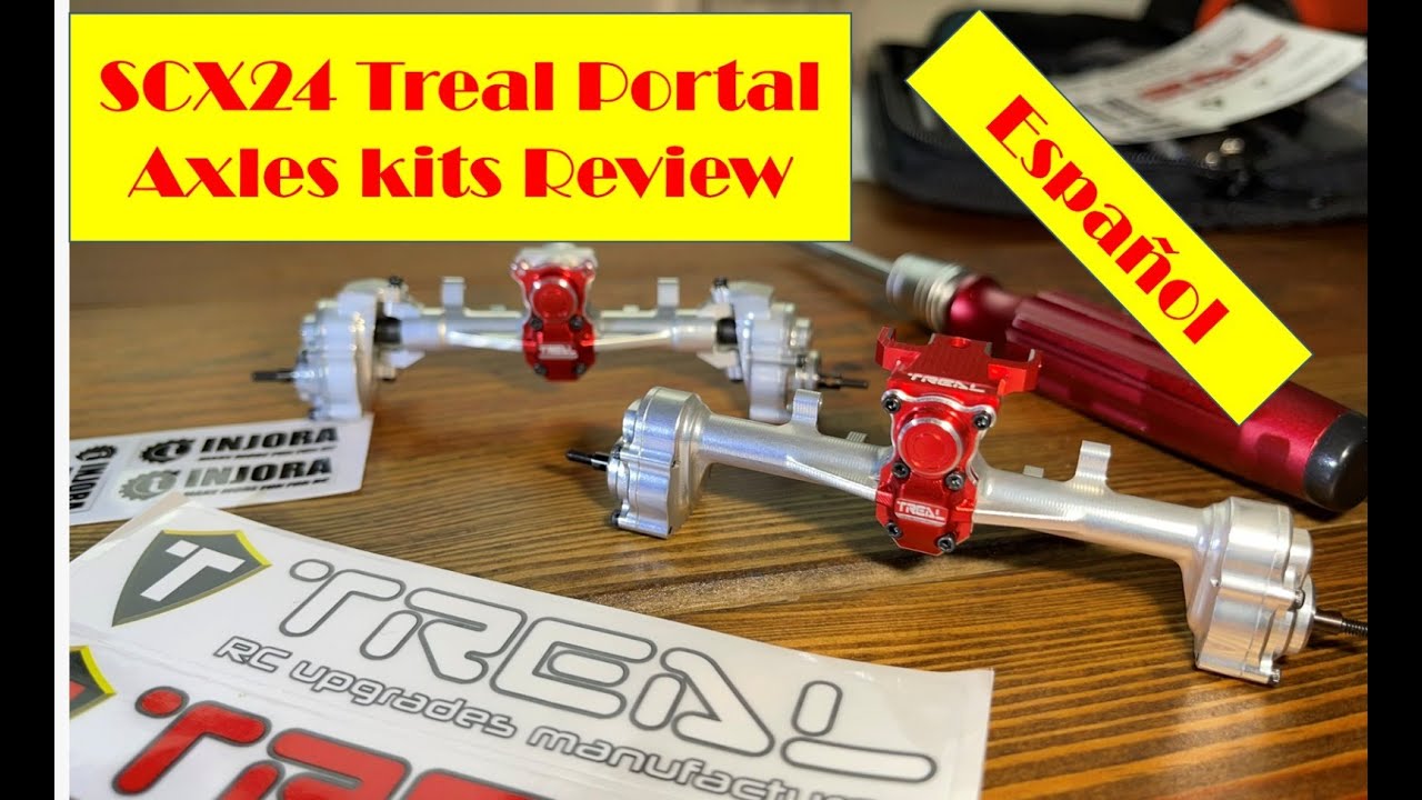 Axial Scx24 Eje de Portal Treal, links, Injora diferencial (SCX24 building project EP 1) Español