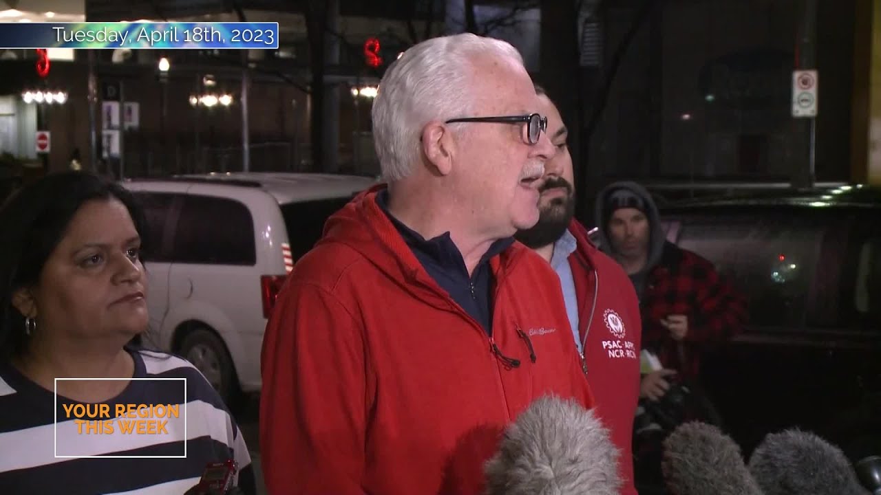PSAC Union Members Picket Outside CRA Office in DTK - Your Region This Week | Rogers tv