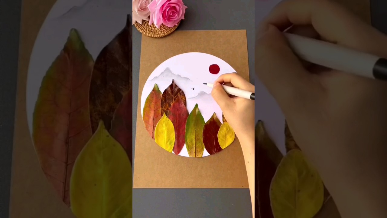 #video #design #craft #craftideas #crafting #crafts #leaves #natural #nature #art #artwork #shorts