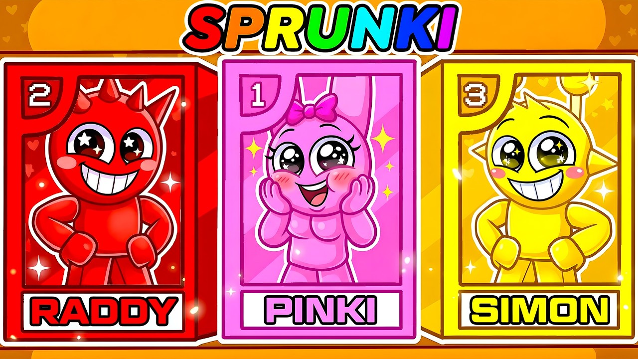 Sprunki Turned Into TOYS in Roblox! (Simon, Pinki, Raddy)
