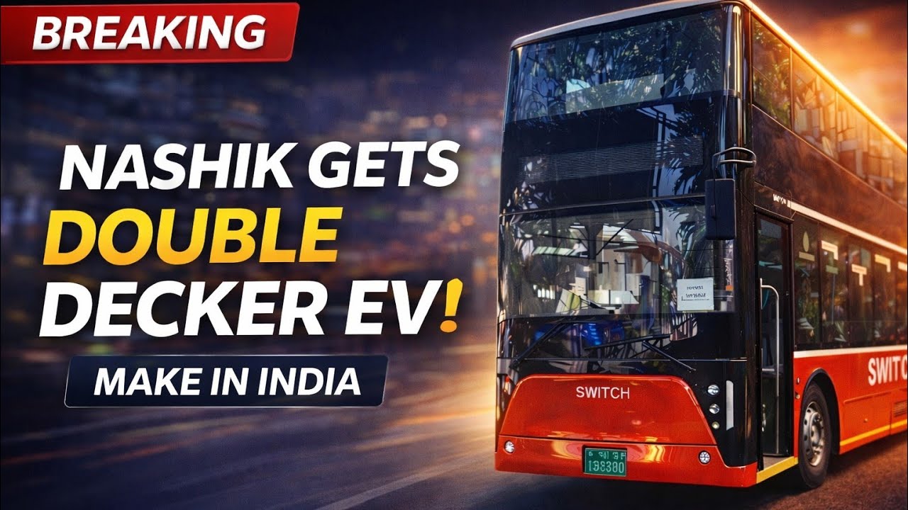 Made in India Double Decker EV Reaches Nashik! | Big Public Transport Update