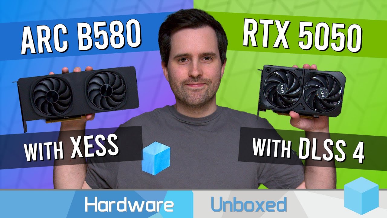 Arc B580 vs RTX 5050 - XeSS vs DLSS 4 Performance Compared