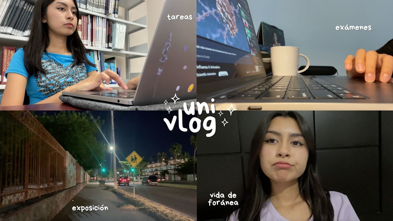 uni vlog 🧬 una semana de exámenes + exposiciones, & días estresantes (pero productivos) 🖇️