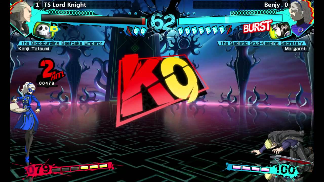 Persona 4 Arena Ultimax @ TSB Blazgreen 1.1 - Part 1 [720p/60fps]