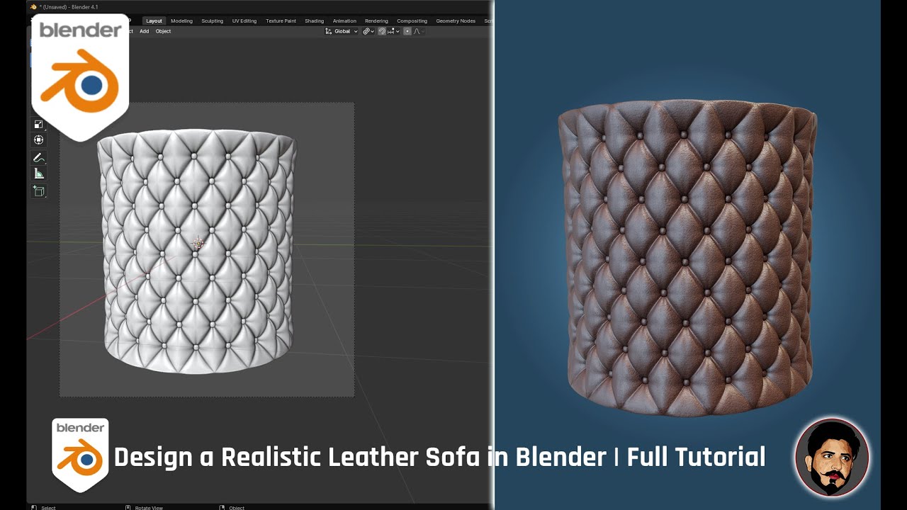 Blender Tutorial: Sofa Design Using Cloth Filter Tool