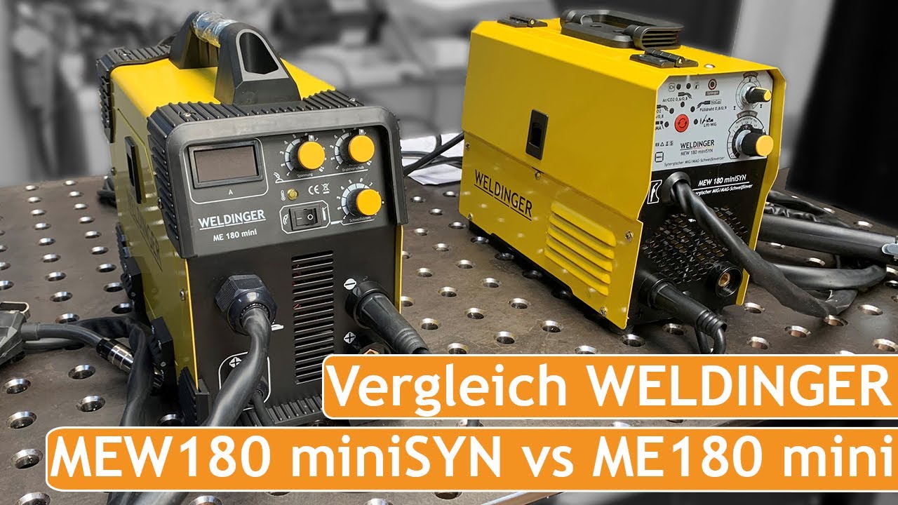 Vergleich | WELDINGER MEW 180 miniSYN & ME 180 mini | Gemeinsamkeiten, Unterschiede, Vor-& Nachteile