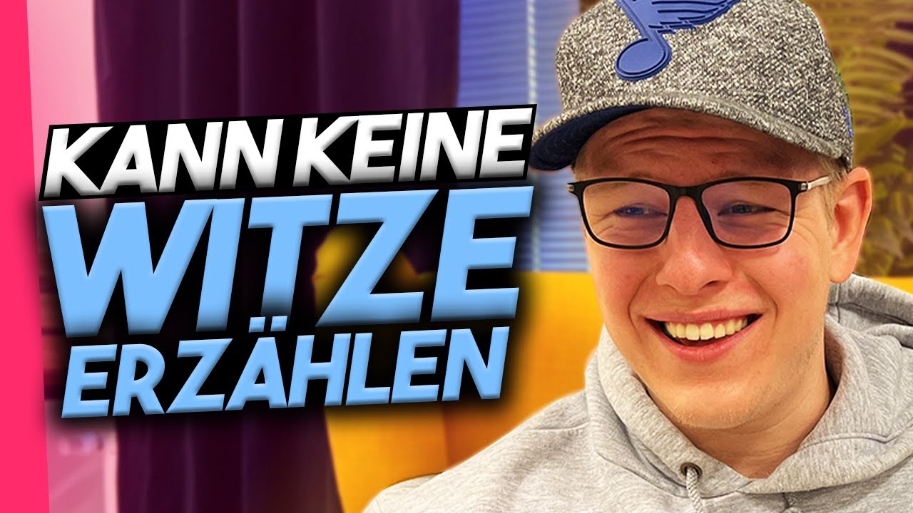 Wenn jemand keine Witze erzählen kann.