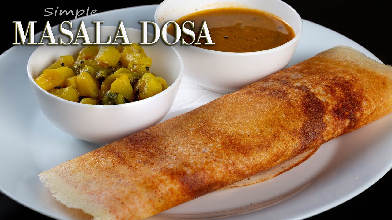 Crispy Masala Dosa Recipe | ಮಸಾಲ ದೋಸೆ  |  South Indian Special | Simple Cooking With Radhika