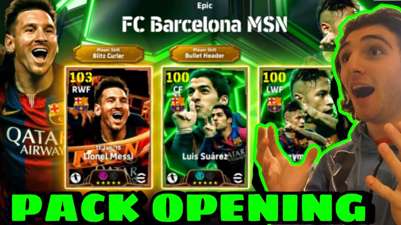 MSN PACK OPENING 😱💜 მესი სუარესი ნეიმარის ქარდების გახსნა 💜 Efootball 25 mobile 💜