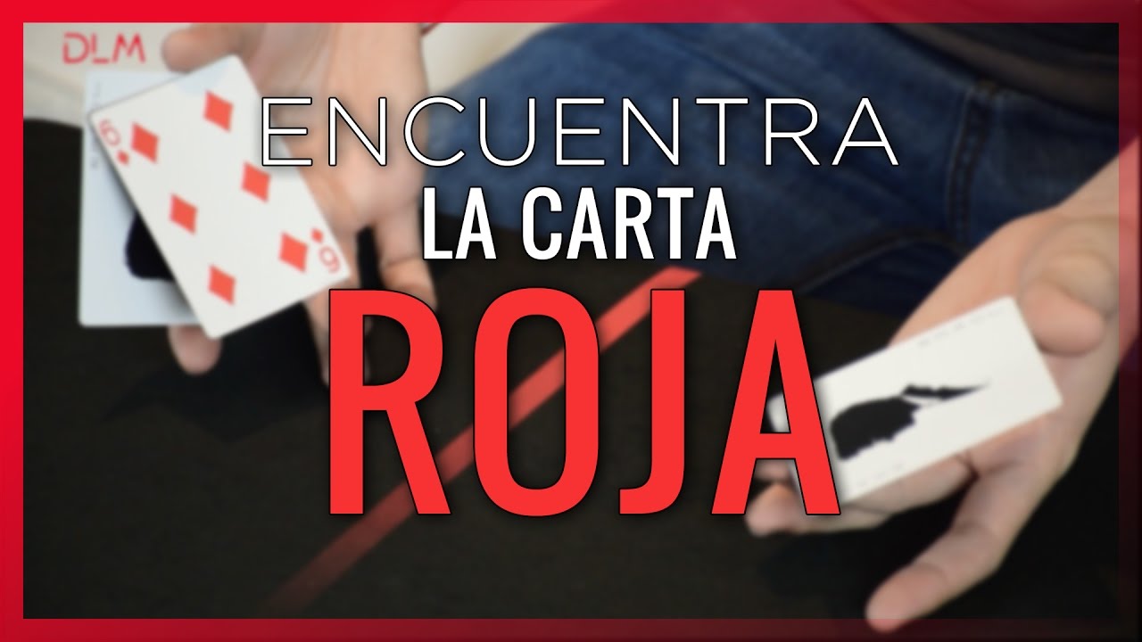 Truco Encontrar la carta Roja - TRILEROS - Apuesta con Magia