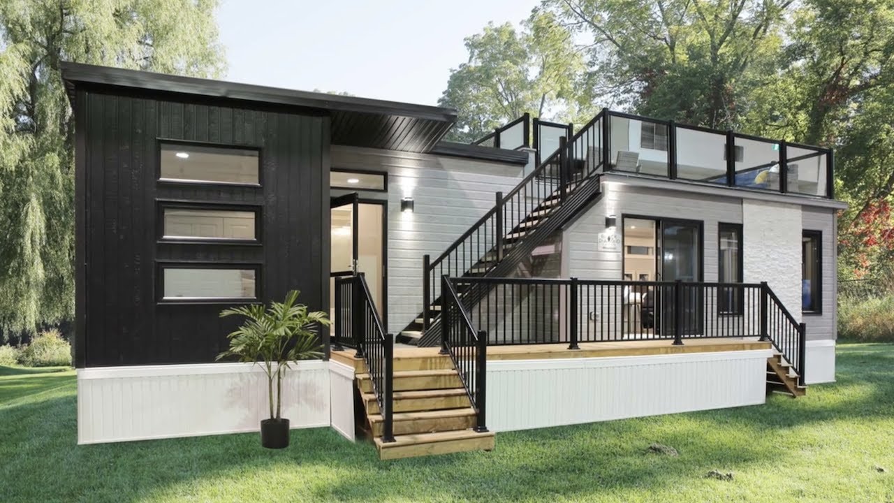 Absolutely Gorgeous Black DE Park Model for Sale