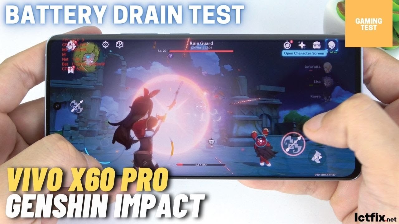 Vivo X60 Pro Genshin Impact Gaming test | Snapdragon 870, 120Hz Display