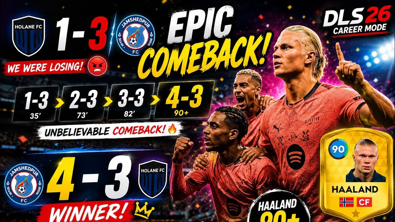 🔥 1-3 Se EPIC Comeback! 😱 DLS 26 Career Mode