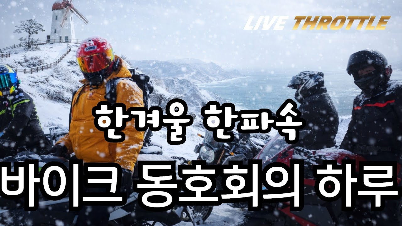 이날씨에 정말 투어를 가겠다고?한겨울 바이크 여행!!#얼죽투#거제도#부산#바이크#투어#여행#맛집#하야부사#혼다#cbr650r#가와사키#카페#커피#겨울