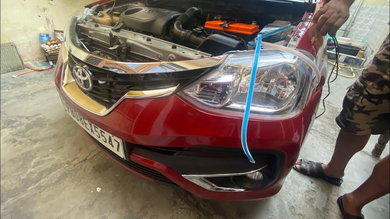 Customising My Etios Liva Headlights ❤️ Part 1 Converting Into Hd Lights In Just 5 min