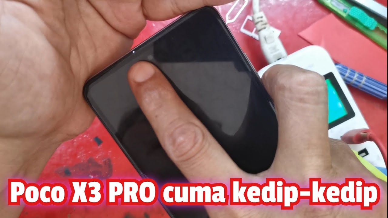 POCO X3 PRO CUMA LAMPU LED KEDIP-KEDIP