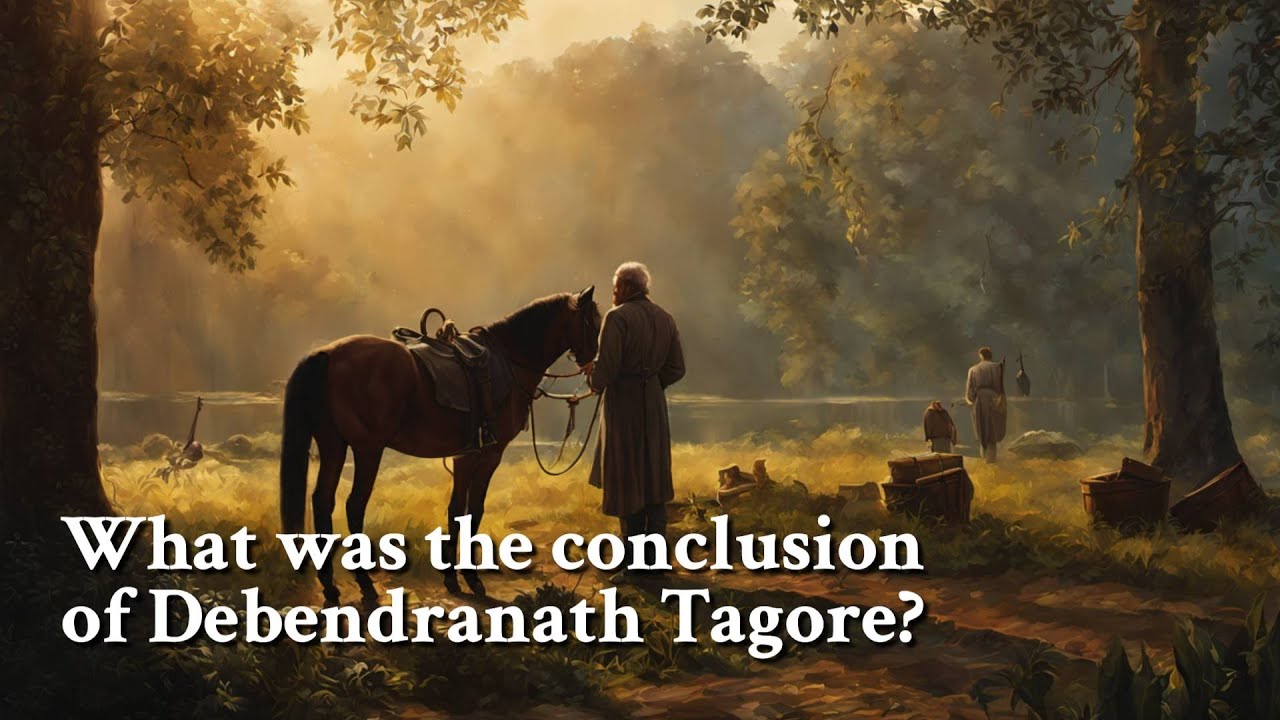 What was the conclusion of Debendranath Tagore? | Philosophy