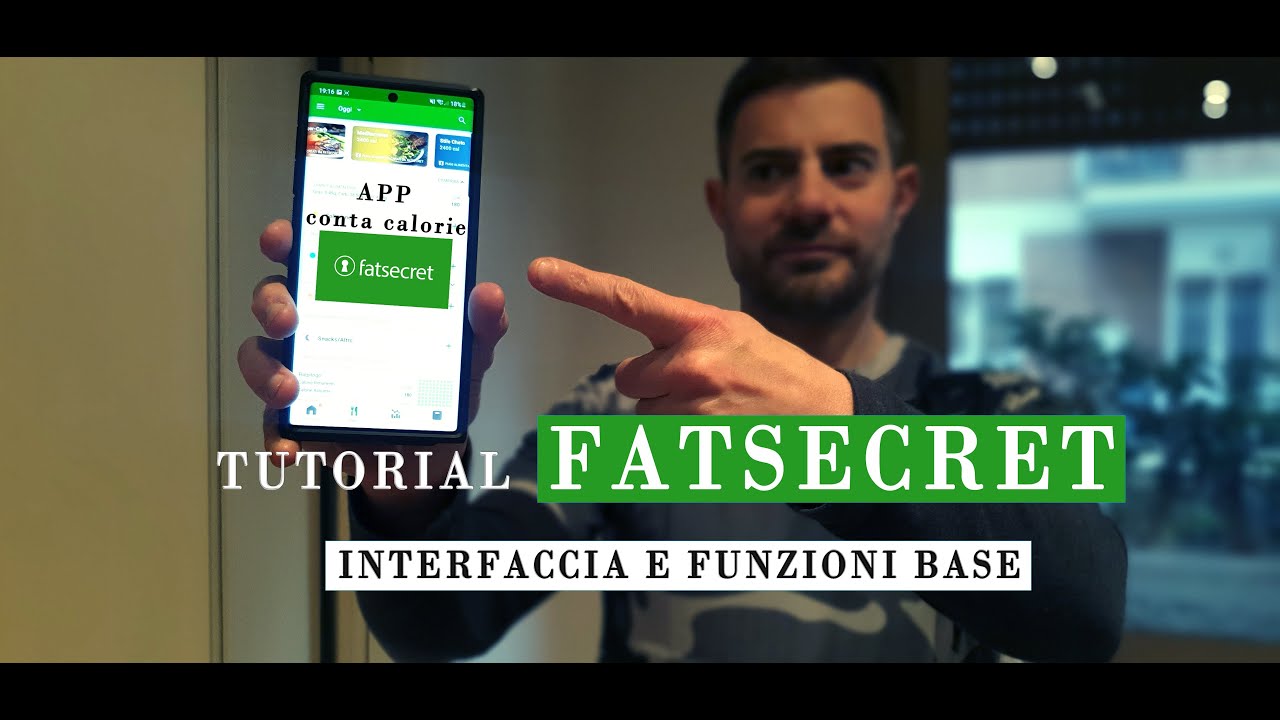 Tutorial FATSECRET video 1/4  - INTERFACCIA E FUNZIONI BASE