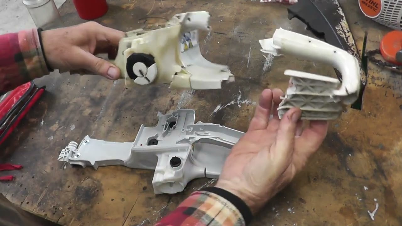 Stihl 251c fuel tank replacement