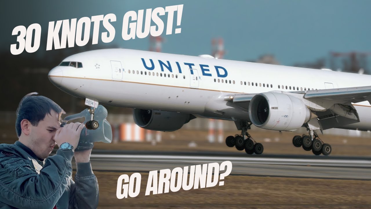 Landings At Extreme HEADWIND - GO AROUNDS?