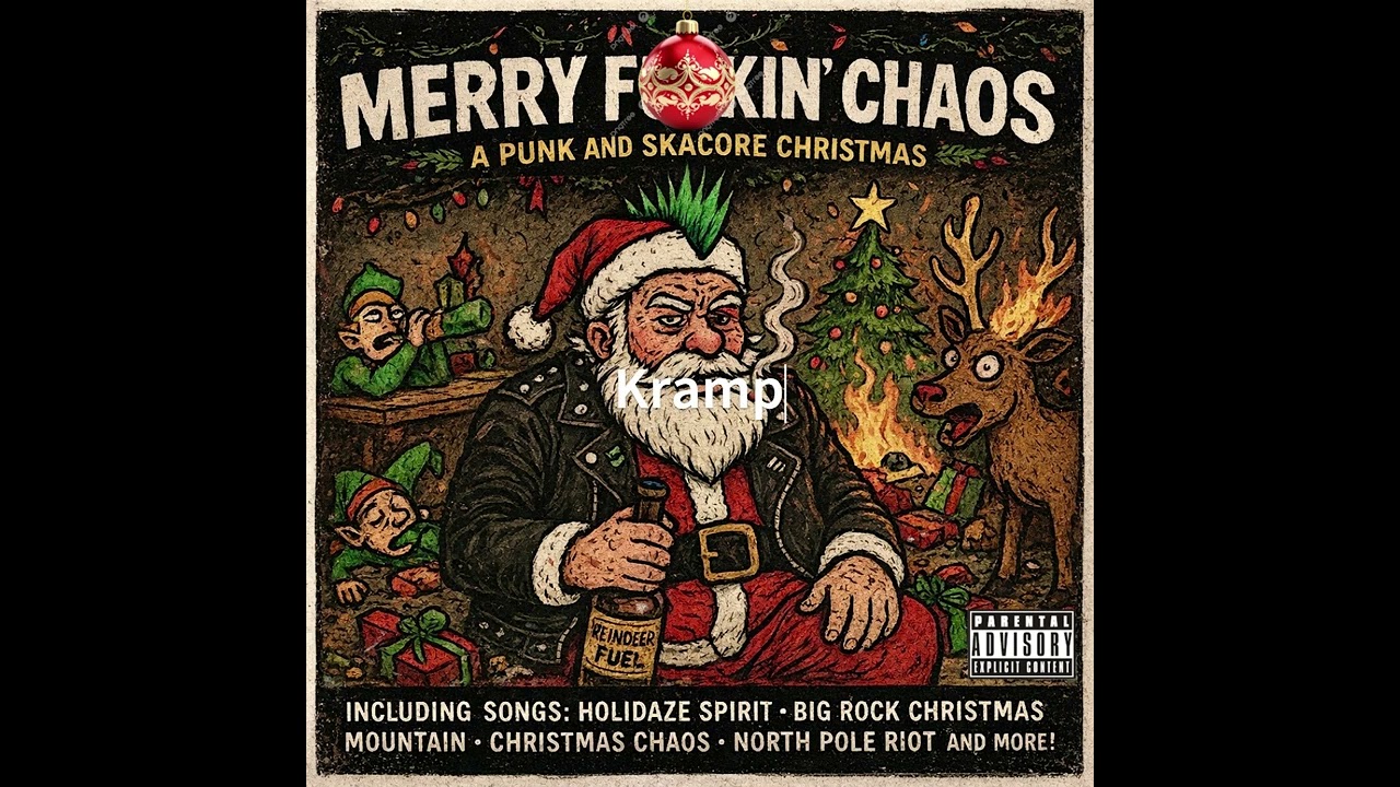 Merry Chaos - a punk and skacore christmas - Full Album - ai punk rock - 2025