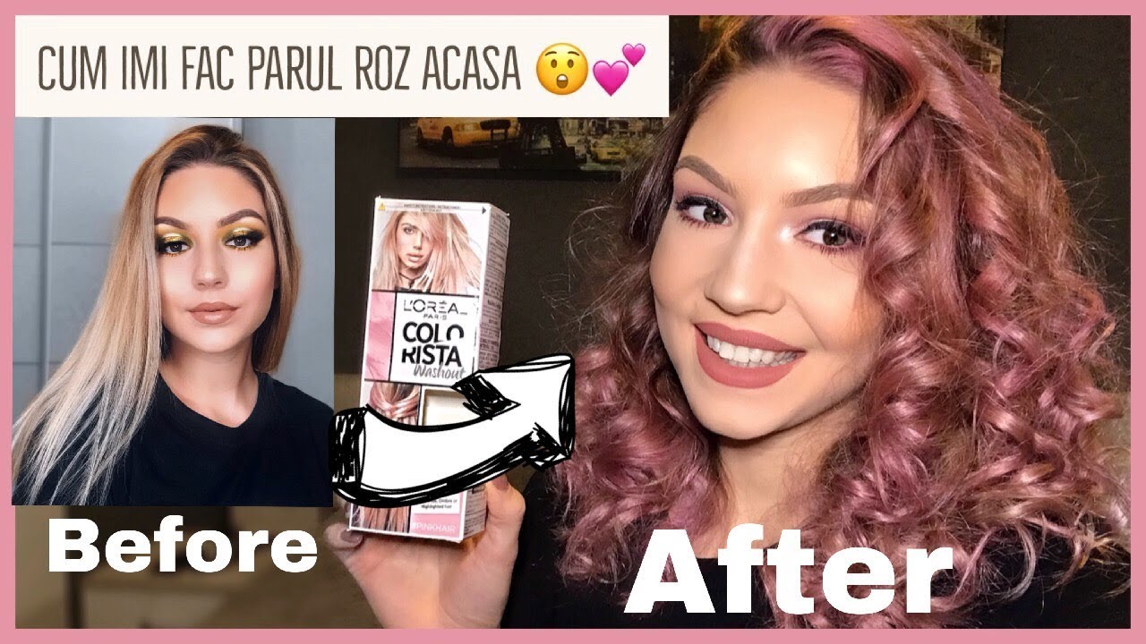 Par Roz cu L'oreal Colorista Washout | New Year, New Hair | ILINCA ANTONESCU