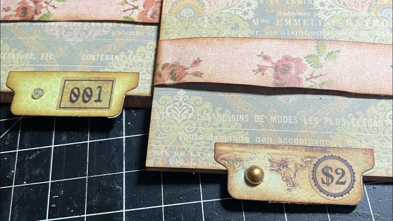 Using Scrapbook Paper and Index Cards