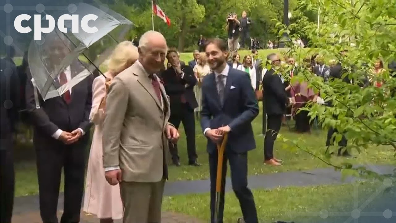 King Charles III and Queen Camilla attend ceremonial tree planting at Rideau Hall – May 26, 2025