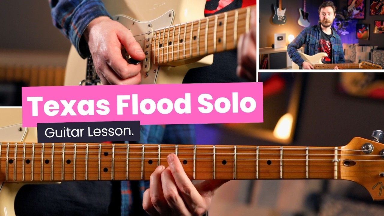 Как сыграть соло из песни Texas Flood — урок игры на гитаре от Стиви Рэя Вогана