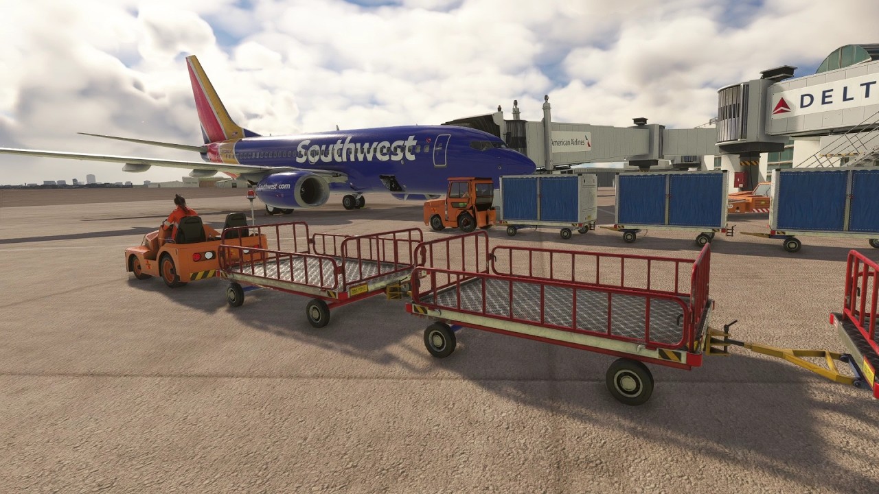 PMDG 737-700 SWA 312 KECP to KDAL