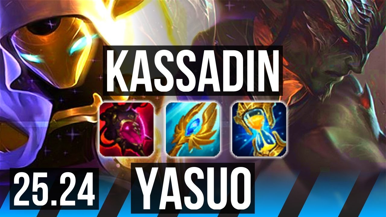 KASSADIN vs YASUO (MID) | EUW Master | 25.24