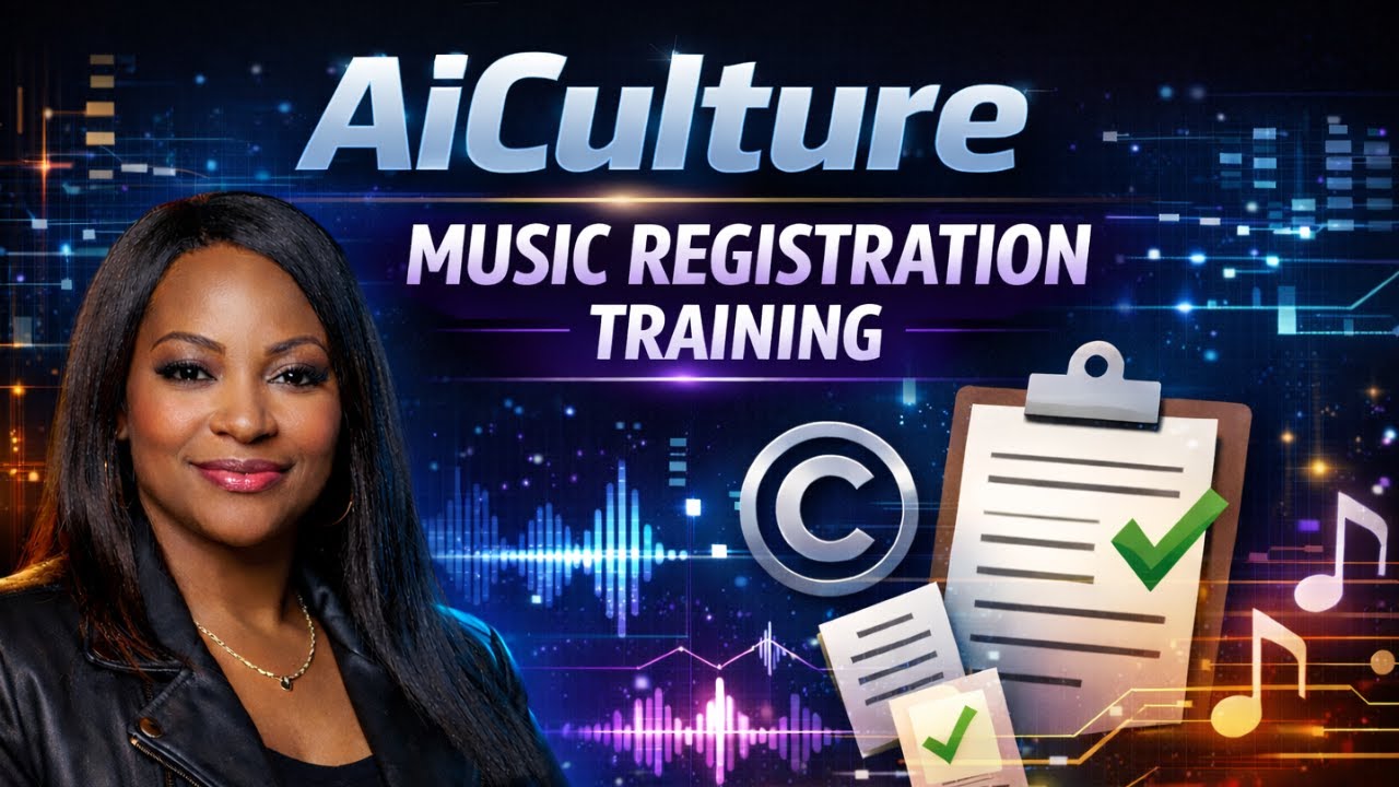 AiCulture Part 2 | Music Registration Training for Artists & AI Creators