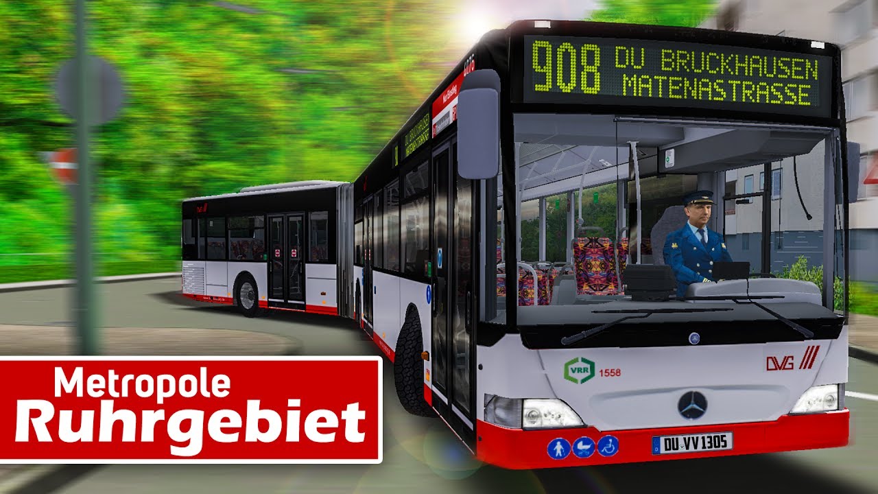 OMSI 2: Metropole Ruhrgebiet PREVIEW #1: Durch Duisburg auf der 908 mit dem MB O530 Gelenkbus