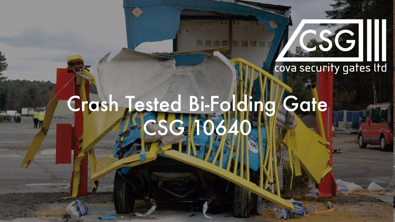 Crash Tested Bi-Folding Gate - CSG 10640 (Crash Test Video)