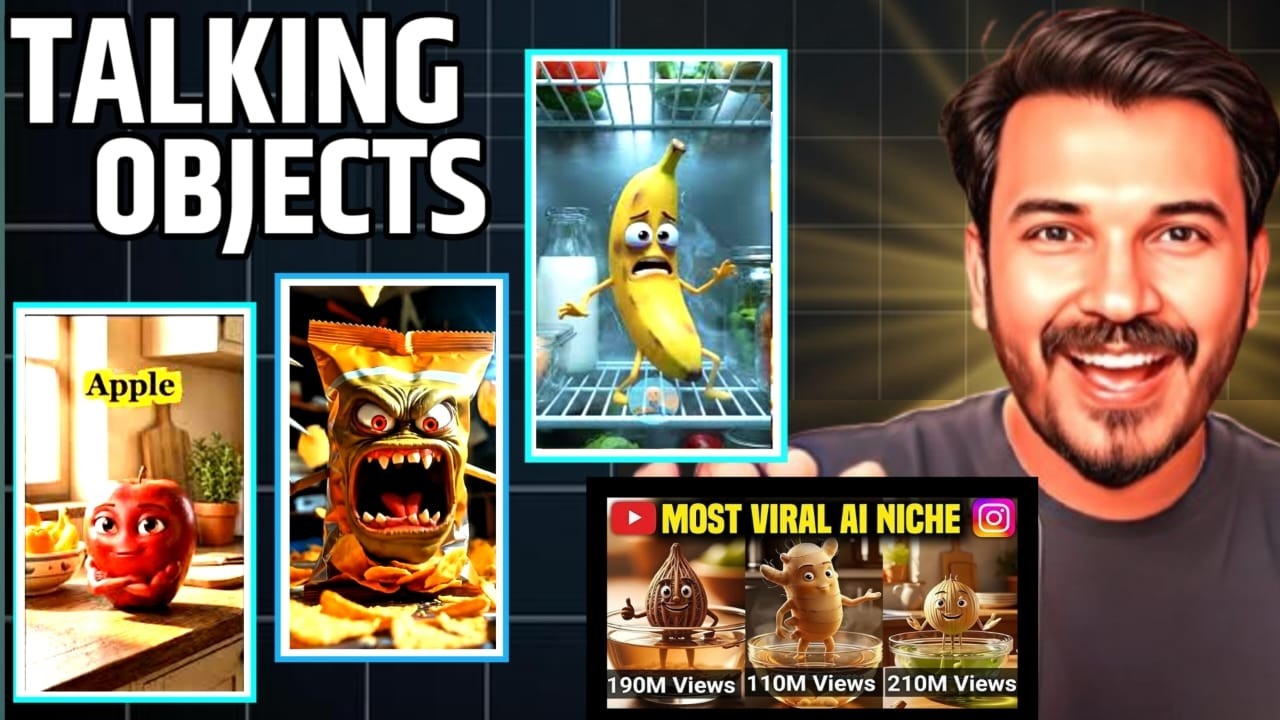 object talking videos | ai video kaise banaye | how to make ai talking object videos 🔥