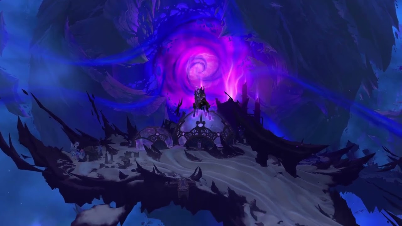 World of Warcraft Ambience | An Oddly Beautiful Flight Around K'Aresh