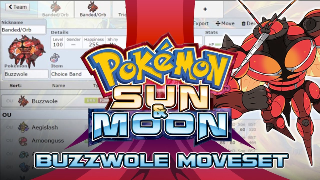 Buzzwole Moveset Guide! How to use Buzzwole! Pokemon Sun and Moon! w/ PokeaimMD!